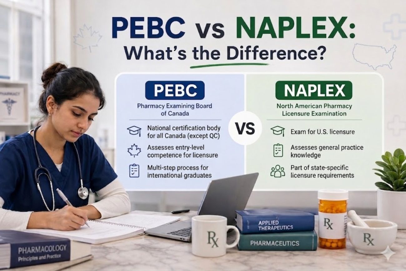 PEBC vs NAPLEX: What’s the Difference?